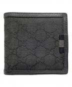 GUCCIグッチ）の古着「2つ折り財布」｜ブラック