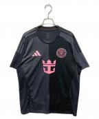adidasアディダス）の古着「インテル・マイアミCF 2025 ユニフォーム アウェイ 半袖 レプリカ」｜ブラック