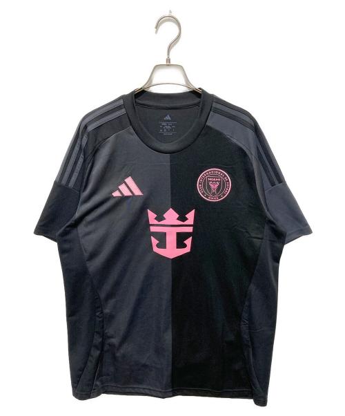 adidas（アディダス）adidas (アディダス) インテル・マイアミCF 2025 ユニフォーム アウェイ 半袖 レプリカ ブラック サイズ:2XLの古着・服飾アイテム