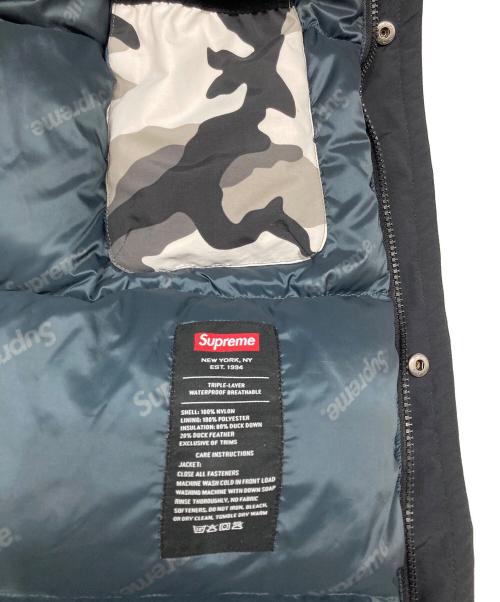 SUPREME（シュプリーム）SUPREME (シュプリーム) 700-Fill DOWN PARKA / 700フィル ダウン パーカー / ダウンジャケット ブラック×ホワイト サイズ:Lの古着・服飾アイテム