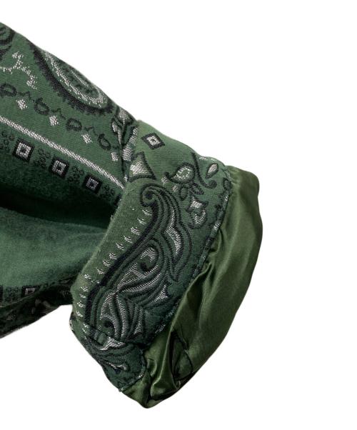 TOGA VIRILIS（トーガ ビリリース）TOGA VIRILIS (トーガ ビリリース) Paisley jacquard coat グリーン サイズ:46の古着・服飾アイテム