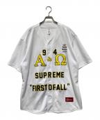 SUPREMEシュプリーム）の古着「Alpha Omega Baseball Jersey」｜ホワイト