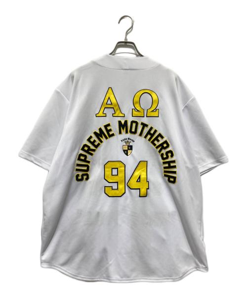 SUPREME（シュプリーム）Supreme (シュプリーム) Alpha Omega Baseball Jersey ホワイト サイズ:XLの古着・服飾アイテム