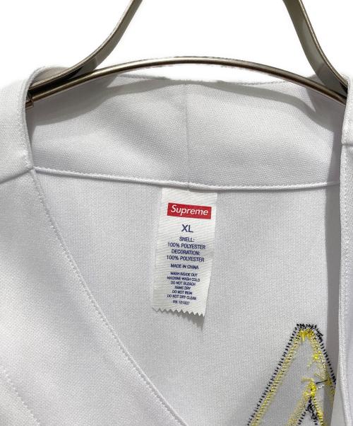 SUPREME（シュプリーム）Supreme (シュプリーム) Alpha Omega Baseball Jersey ホワイト サイズ:XLの古着・服飾アイテム