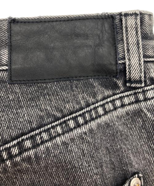 JOHN LAWRENCE SULLIVAN（ジョン ローレンス サリバン）JOHN LAWRENCE SULLIVAN (ジョン ローレンス サリバン) Washed denim zipped pants ブラック サイズ:46の古着・服飾アイテム