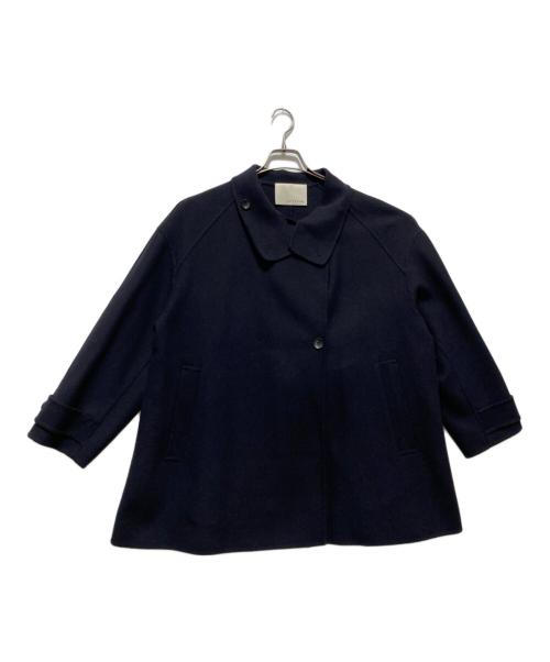 uncrave（アンクレイヴ3.）uncrave (アンクレイヴ) メルトンリバー テントラインコート ネイビー サイズ:Sの古着・服飾アイテム