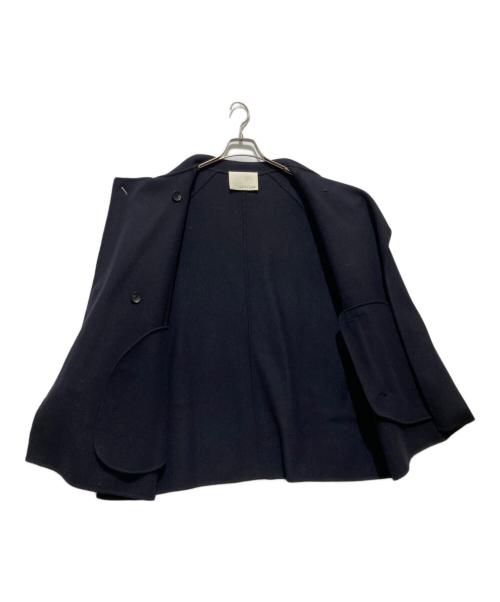 uncrave（アンクレイヴ3.）uncrave (アンクレイヴ) メルトンリバー テントラインコート ネイビー サイズ:Sの古着・服飾アイテム