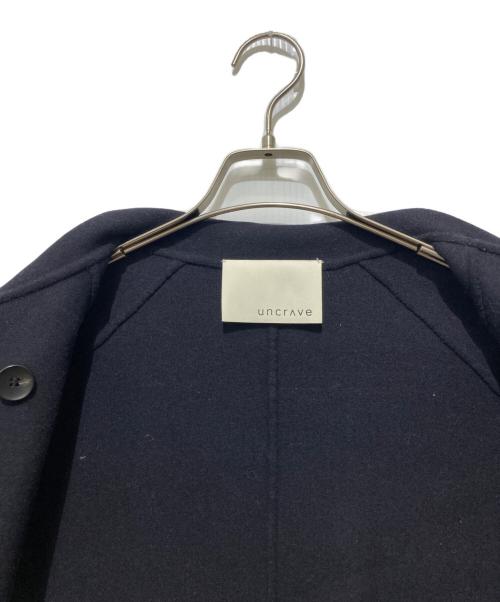 uncrave（アンクレイヴ3.）uncrave (アンクレイヴ) メルトンリバー テントラインコート ネイビー サイズ:Sの古着・服飾アイテム
