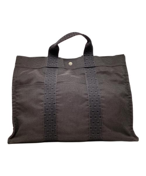 HERMES（エルメス）HERMES (エルメス) エールラインMMトートバッグ グレーの古着・服飾アイテム