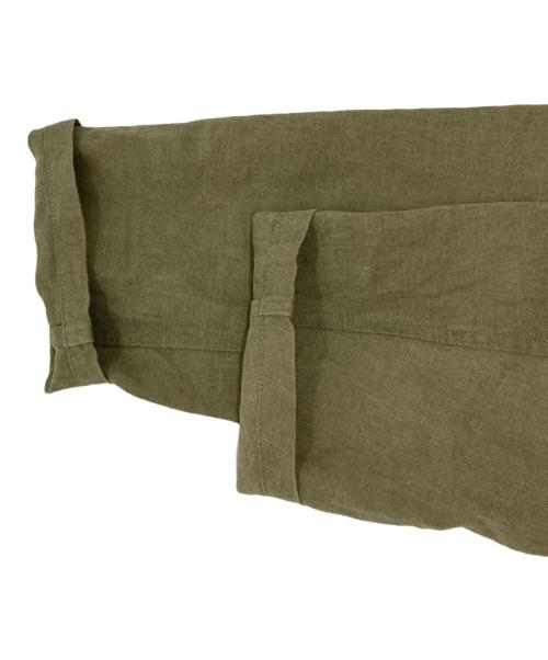 AURALEE（オーラリー）AURALEE (オーラリー) ウォッシュドリネンベルテッドジャケット カーキ サイズ:3の古着・服飾アイテム