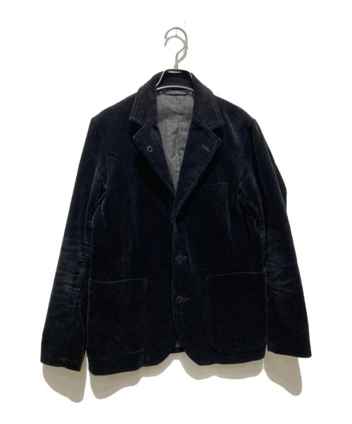 NIGEL CABOURN（ナイジェルケーボン）NIGEL CABOURN (ナイジェルケーボン) HOSPITAL JACKET CORDUROY ブラック サイズ:Mの古着・服飾アイテム