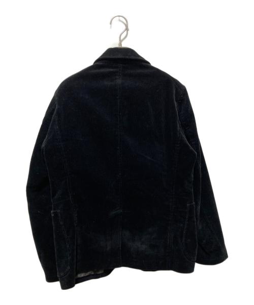 NIGEL CABOURN（ナイジェルケーボン）NIGEL CABOURN (ナイジェルケーボン) HOSPITAL JACKET CORDUROY ブラック サイズ:Mの古着・服飾アイテム