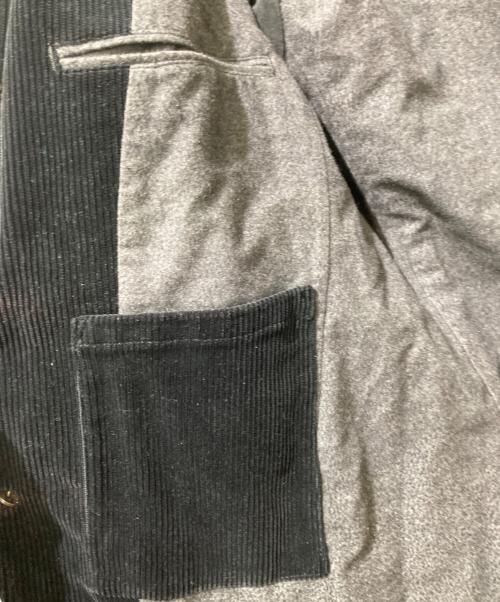 NIGEL CABOURN（ナイジェルケーボン）NIGEL CABOURN (ナイジェルケーボン) HOSPITAL JACKET CORDUROY ブラック サイズ:Mの古着・服飾アイテム