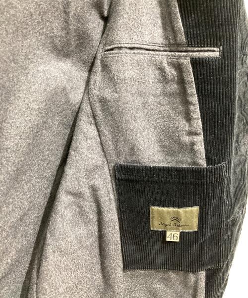 NIGEL CABOURN（ナイジェルケーボン）NIGEL CABOURN (ナイジェルケーボン) HOSPITAL JACKET CORDUROY ブラック サイズ:Mの古着・服飾アイテム