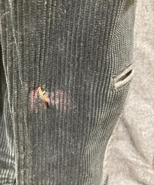 NIGEL CABOURN（ナイジェルケーボン）NIGEL CABOURN (ナイジェルケーボン) HOSPITAL JACKET CORDUROY ブラック サイズ:Mの古着・服飾アイテム