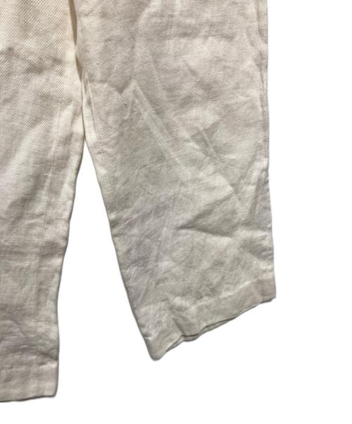 HERMES（エルメス）HERMES (エルメス) オールドリネンパンツ ホワイト サイズ:40の古着・服飾アイテム