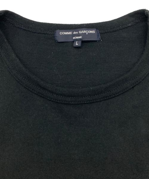 COMME des GARCONS HOMME（コムデギャルソン オム）COMME des GARCONS HOMME (コムデギャルソン オム) グラフィックTシャツ ブラック サイズ:Lの古着・服飾アイテム