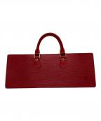 LOUIS VUITTONルイ ヴィトン）の古着「エピ サック・トリアングル ハンドバッグ」｜レッド