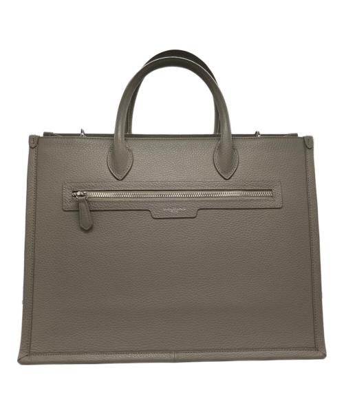 SALON DE ALFURD（サロン・ド・アルファード）SALON DE ALFURD (サロン・ド・アルファード) エリーナ2WAYトートバッグ グレーの古着・服飾アイテム