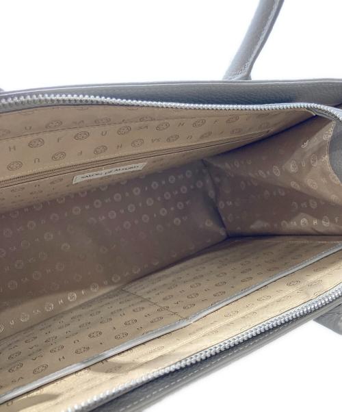 SALON DE ALFURD（サロン・ド・アルファード）SALON DE ALFURD (サロン・ド・アルファード) エリーナ2WAYトートバッグ グレーの古着・服飾アイテム