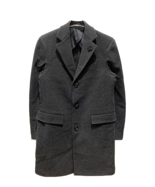 LARDINI（ラルディーニ）LARDINI (ラルディーニ) チェスターコート チャコールグレー サイズ:46の古着・服飾アイテム
