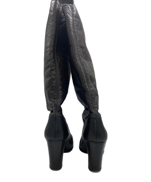 CHANEL（シャネル）CHANEL (シャネル) ココマーク フリースライナー ロングブーツ ブラック サイズ:36Cの古着・服飾アイテム