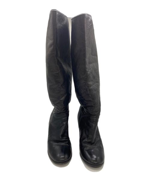CHANEL（シャネル）CHANEL (シャネル) ココマーク フリースライナー ロングブーツ ブラック サイズ:36Cの古着・服飾アイテム