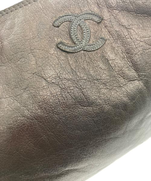 CHANEL（シャネル）CHANEL (シャネル) ココマーク フリースライナー ロングブーツ ブラック サイズ:36Cの古着・服飾アイテム