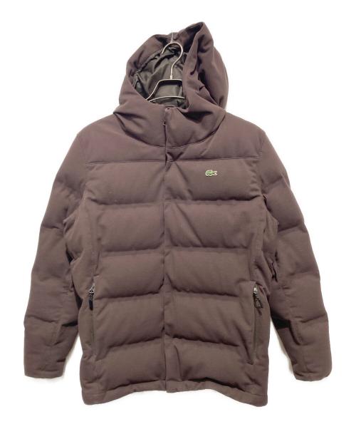 LACOSTE（ラコステ）LACOSTE (ラコステ) ピケダウンジャケット ブラウン サイズ:XSの古着・服飾アイテム