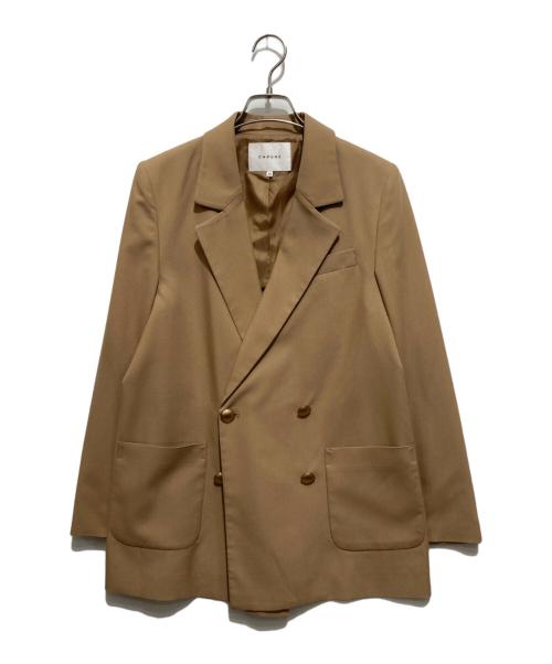 CADUNE（カデュネ）CADUNE (カデュネ) テーラードジャケット ベージュ サイズ:38の古着・服飾アイテム