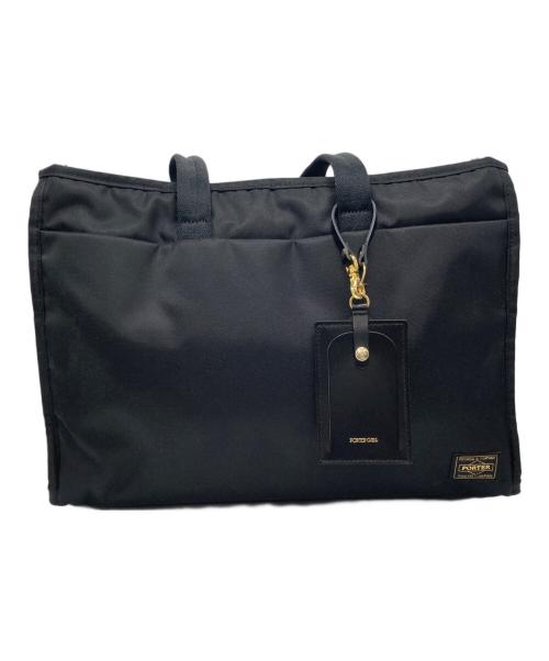 PORTER GIRL（ポーターガール）PORTER GIRL (ポーターガール) TOTE BAG(L) ブラックの古着・服飾アイテム