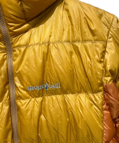 mont-bell（モンベル）mont-bell (モンベル) アルパインダウンパーカ ダウンジャケット イエロー×オレンジ サイズ:Sの古着・服飾アイテム