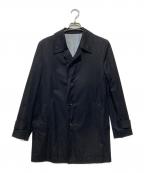 COMME des GARCONS HOMMEコムデギャルソン オム）の古着「ステンカラーコート」｜ブラック