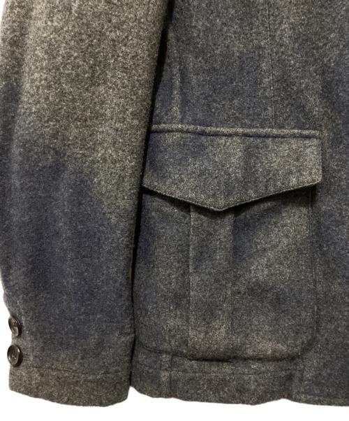 COMME des GARCONS SHIRT（コムデギャルソンシャツ）COMME des GARCONS SHIRT (コムデギャルソンシャツ) 藍染ウール3Bジャケット グレー サイズ:Sの古着・服飾アイテム