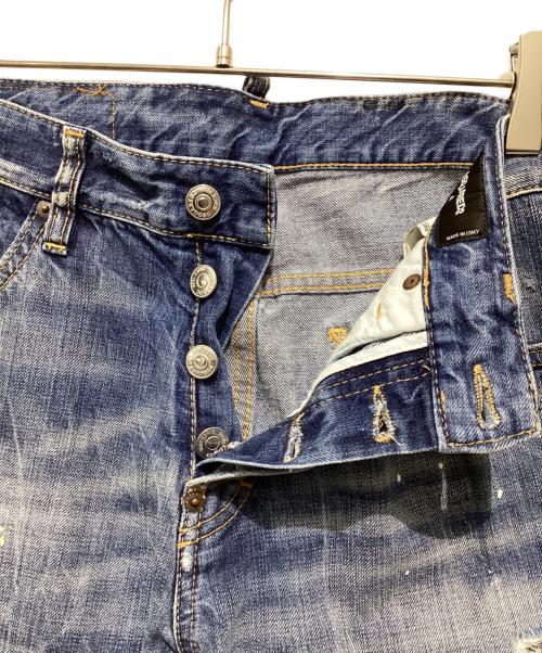 DSQUARED2（ディースクエアード）DSQUARED2 (ディースクエアード) DEAN JEAN デニムパンツ ブルー サイズ:44の古着・服飾アイテム