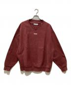 Maison Margielaメゾンマルジェラ）の古着「NAME TAG CREW SWEAT」｜ボルドー