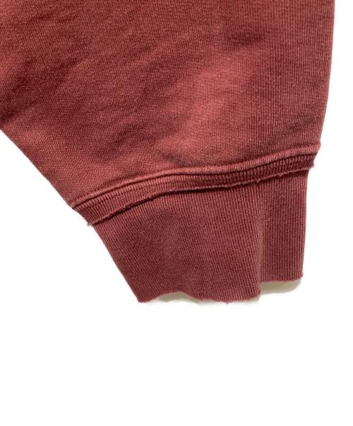 Maison Margiela（メゾンマルジェラ）Maison Margiela (メゾンマルジェラ) NAME TAG CREW SWEAT ボルドー サイズ:XLの古着・服飾アイテム