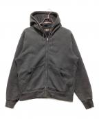 RRLダブルアールエル）の古着「FADED ZIP UP HOODIE」｜ブラック