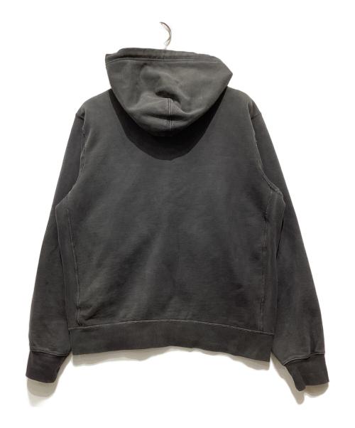 RRL（ダブルアールエル）RRL (ダブルアールエル) FADED ZIP UP HOODIE ブラック サイズ:Lの古着・服飾アイテム