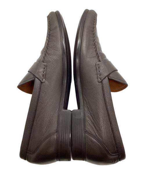 BALLY（バリー）BALLY (バリー) ストラップローファー ブラウン サイズ:29cmの古着・服飾アイテム