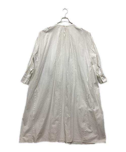 KAGURE（カグレ）KAGURE (カグレ) コットンスモッキングワンピース ホワイト サイズ:FREEの古着・服飾アイテム