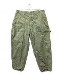 BROCHURE×BEAMS surf&sk8（ブローシュアー×ビームスサーフスケート）の古着「ベイカーパンツ」｜カーキ