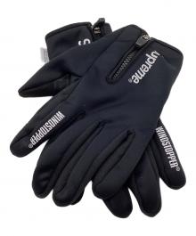 SUPREME（シュプリーム）の古着「24AW WINDSTOPPERR Zip Gloves」｜ブラック