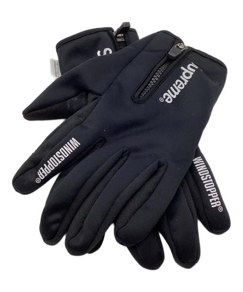 SUPREME（シュプリーム）Supreme (シュプリーム) 24AW WINDSTOPPERR Zip Gloves ブラック サイズ:XLの古着・服飾アイテム