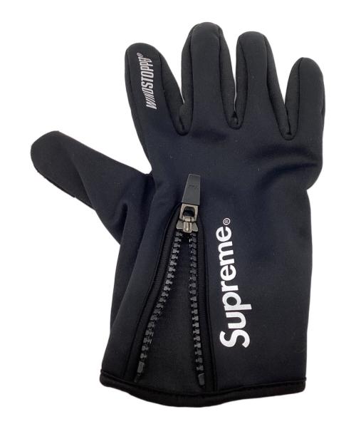 SUPREME（シュプリーム）Supreme (シュプリーム) 24AW WINDSTOPPERR Zip Gloves ブラック サイズ:XLの古着・服飾アイテム