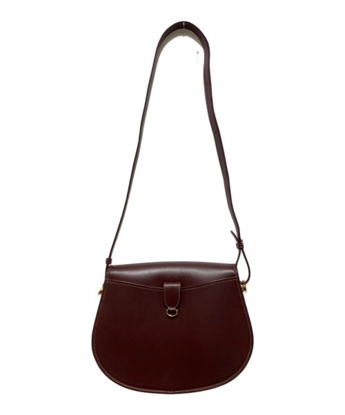 Cartier（カルティエ）Cartier (カルティエ) ショルダーバッグ ワインレッドの古着・服飾アイテム