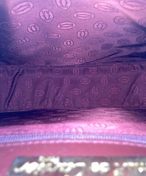 Cartier（カルティエ）Cartier (カルティエ) ショルダーバッグ ワインレッドの古着・服飾アイテム