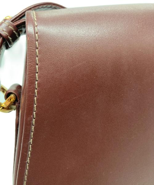Cartier（カルティエ）Cartier (カルティエ) ショルダーバッグ ワインレッドの古着・服飾アイテム