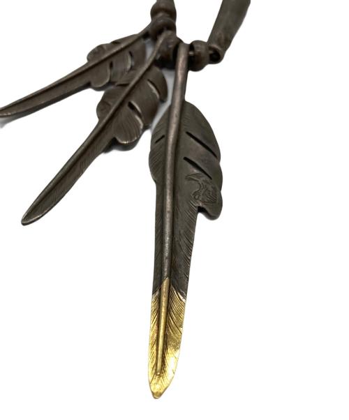 LARRY SMITH（ラリースミス）LARRY SMITH (ラリースミス) トリプルフェザーネックレスの古着・服飾アイテム