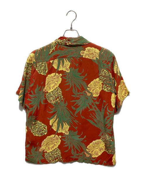 Sun Surf（サンサーフ）Sun Surf (サンサーフ) オープンカラーシャツ レッド サイズ:Mの古着・服飾アイテム